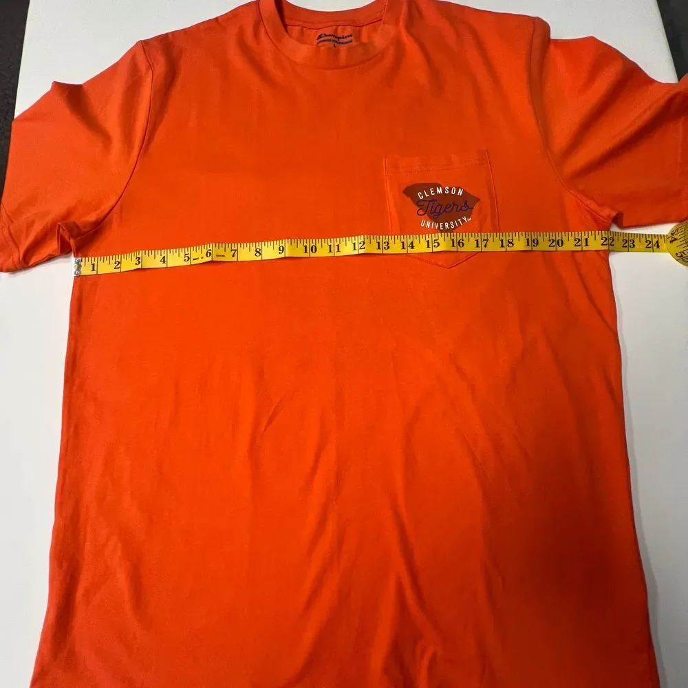 Champion Clemson Tigers University T-Shirt Orange Purple Pride Athletic College - Picture 6 of 7